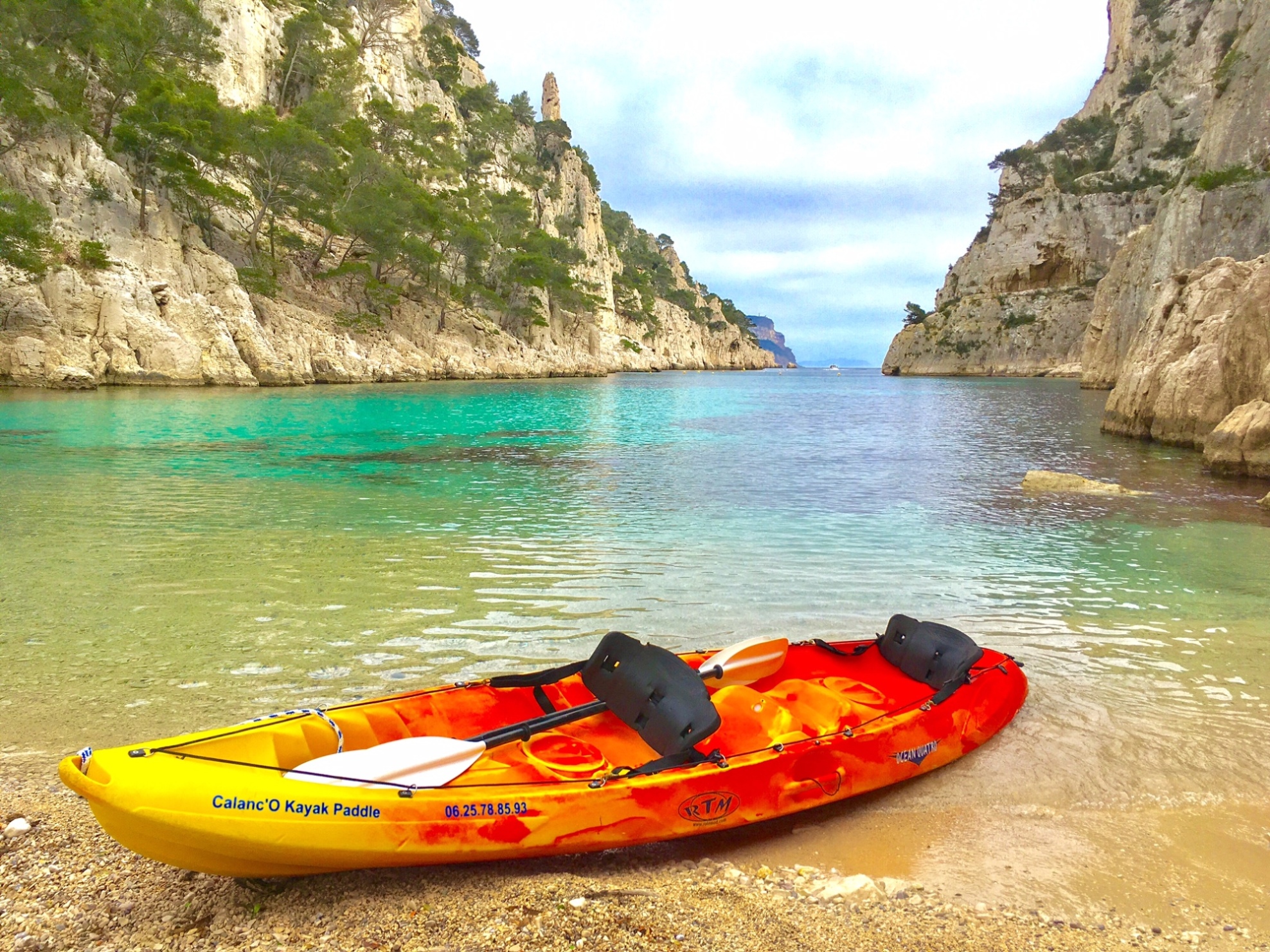 Kayak Sit On Top - Calanc'O Kayak Paddle Cassis