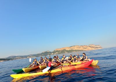 BIODERMA canoë-kayak Cassis - coucher de soleil - Calanc'O Kayak Cassis